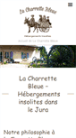 Mobile Screenshot of lacharrettebleue.com